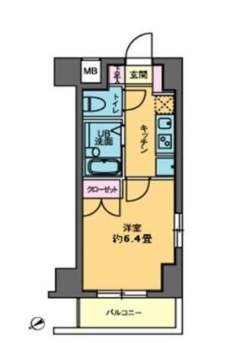 カスタリア要町の間取り