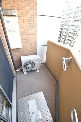 プレサンス難波リバーオアシスのバルコニー