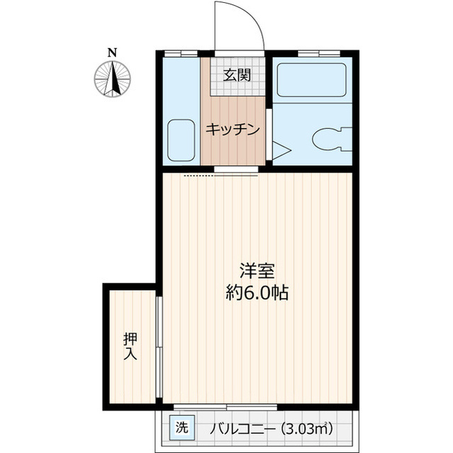 樋口荘の間取り