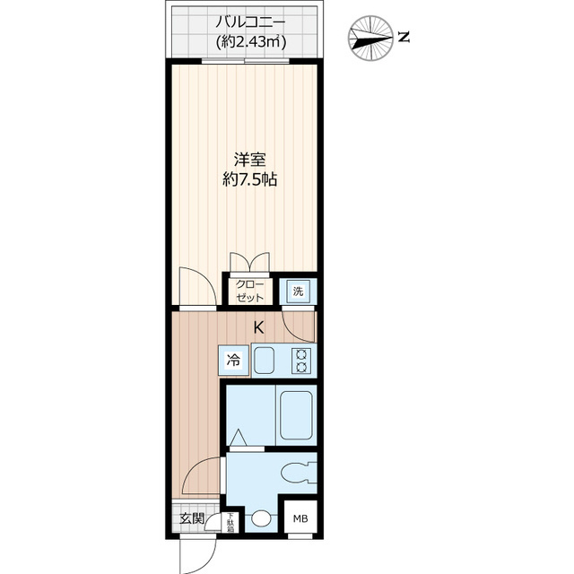 Ｂｅｖｅｒｌｙ　Ｈｏｍｅｓ　下赤塚の間取り