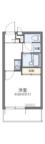 レオパレスアトレの間取り