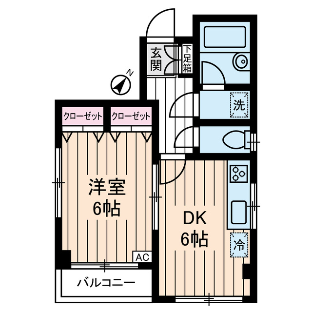 ジュンヴェール山本の間取り
