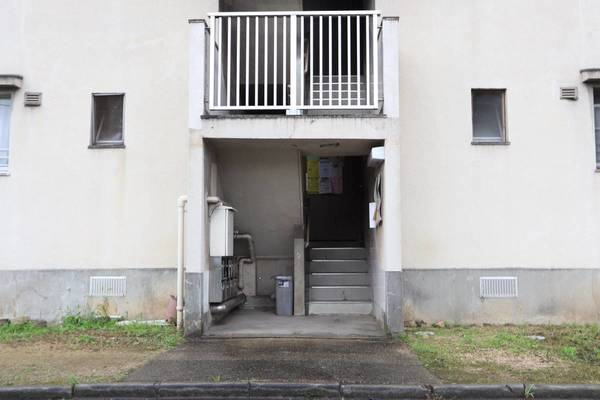 ビレッジハウス広江4号棟のエントランス