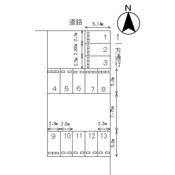 加納新本町３丁目駐車場の間取り