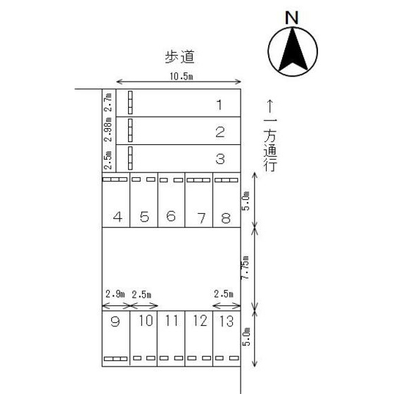 加納新本町３丁目駐車場の駐車場
