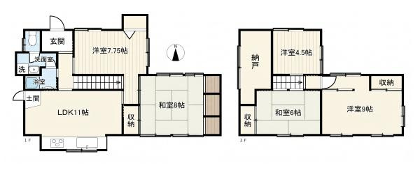 橿原市西池尻町　一戸建