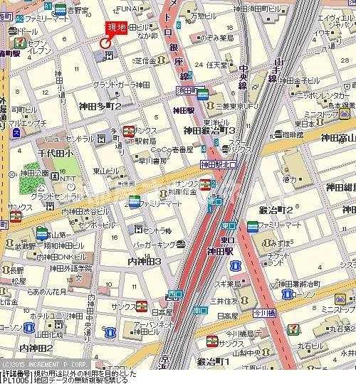 ブライズ神田【おとり物件なし】#学生・社会人にオススメ！初期費用分割払いOK！の地図