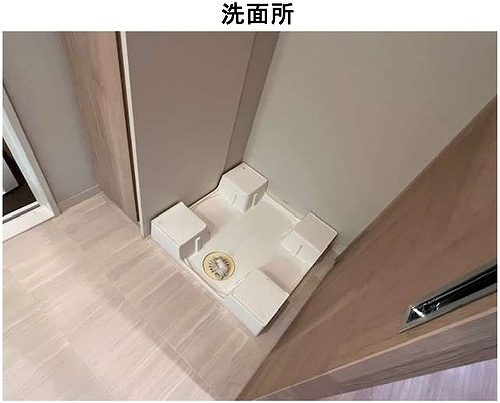 大阪ひびきの街　ザ・サンクタスタワーの設備|室内洗濯機置場　※工事完了時／２０２６年７月の写真