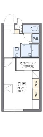 レオパレスサザンハイツの間取り