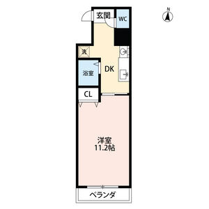 【間取り】 | クレスト名駅西