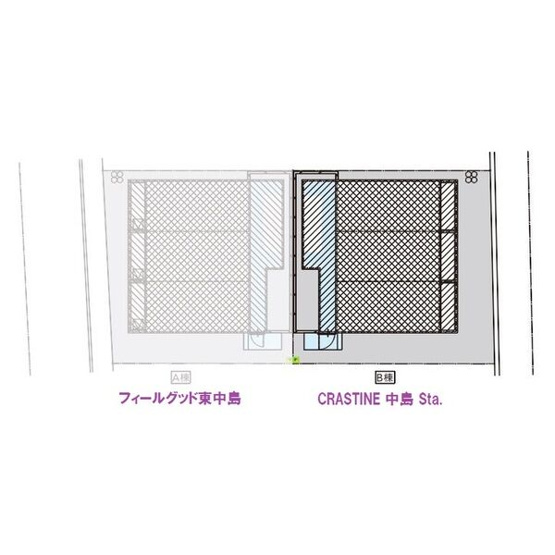 【区画図】 | CRASTINE　中島　Sta.(クラスティー