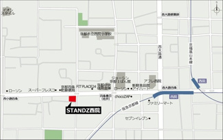【地図】 | ＳＴＡＮＤＺ西院