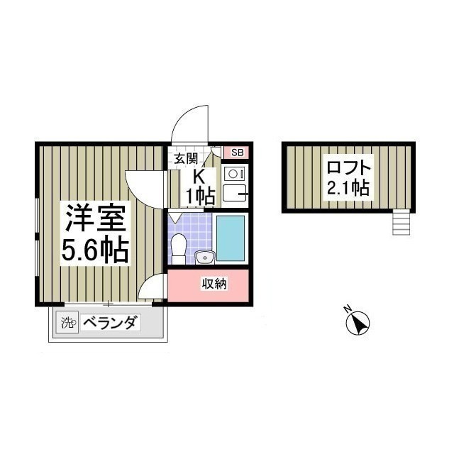 リブレス松原団地Ⅰの間取り