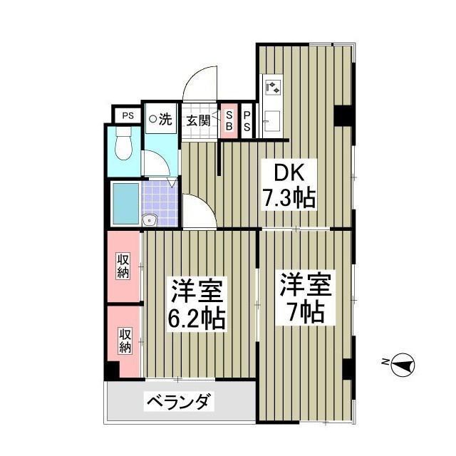 ガーデンフィール豊町の間取り