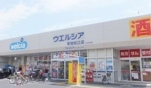 ＢＬＥＳＳ草加松原　Ｃ棟の周辺|ウエルシア草加松江店まで150m