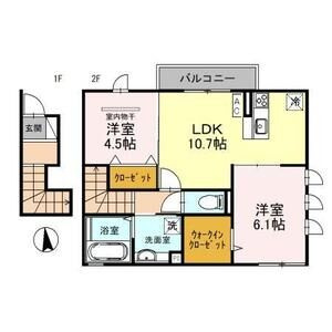 ハーク　セゾンの間取り