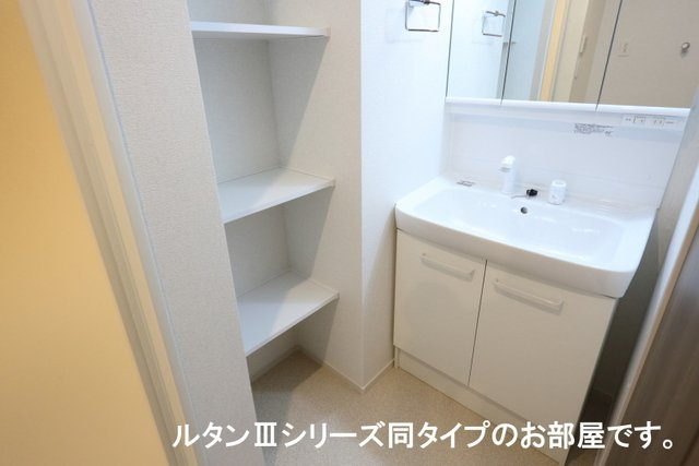 フォンドの洗面所|スペースが確保できる洗面所です
