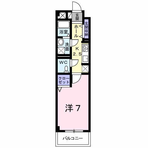 オーガスタ　ＫＴⅢの間取り