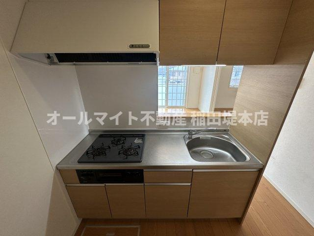川崎市麻生区栗平２丁目のアパートのキッチン