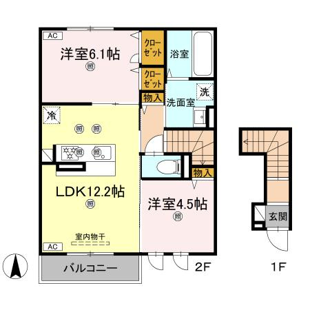 【間取り】 | BeneⅡ