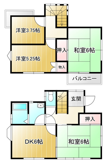 【間取り】の画像