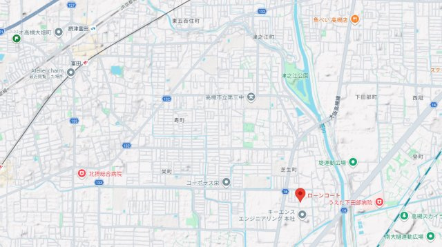 ローンコートの地図