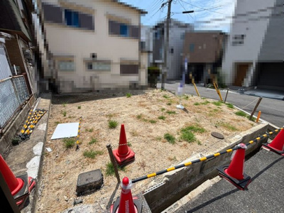 【前面道路含む現地写真】 | 鳳西町１丁　売土地 | ＪＲ阪和線「富木」駅まで徒歩５分♪毎日の通勤や通学に便利ですよ！忙しい朝や遅い帰宅時にも安心ですね！