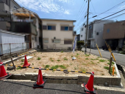 【前面道路含む現地写真】 | 鳳西町１丁　売土地 | 【建築条件無】 建築条件が無いのでお好きなハウスメーカーで建築可能です♪