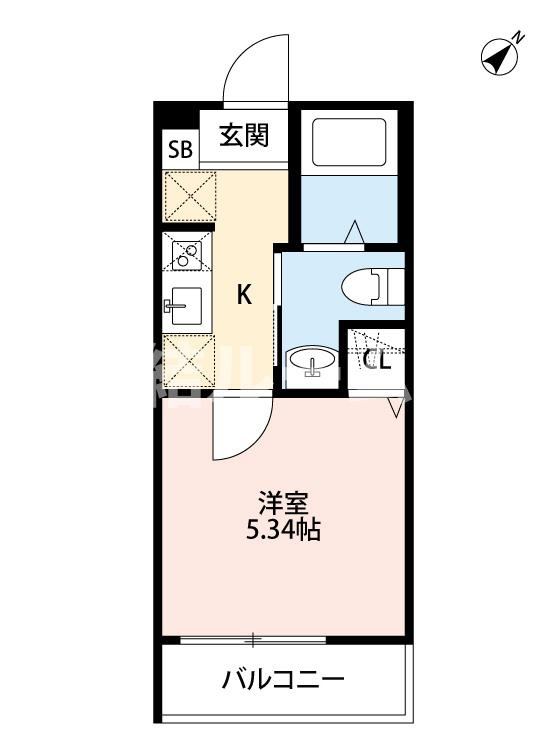 板橋区前野町３丁目のアパートの間取り