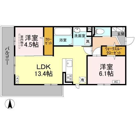 【間取り】 | ベルマティーナ南松山