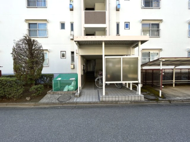 建物の入り口です！
