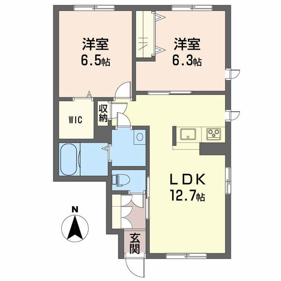 【間取り】 | カーサレジオ Ａ棟