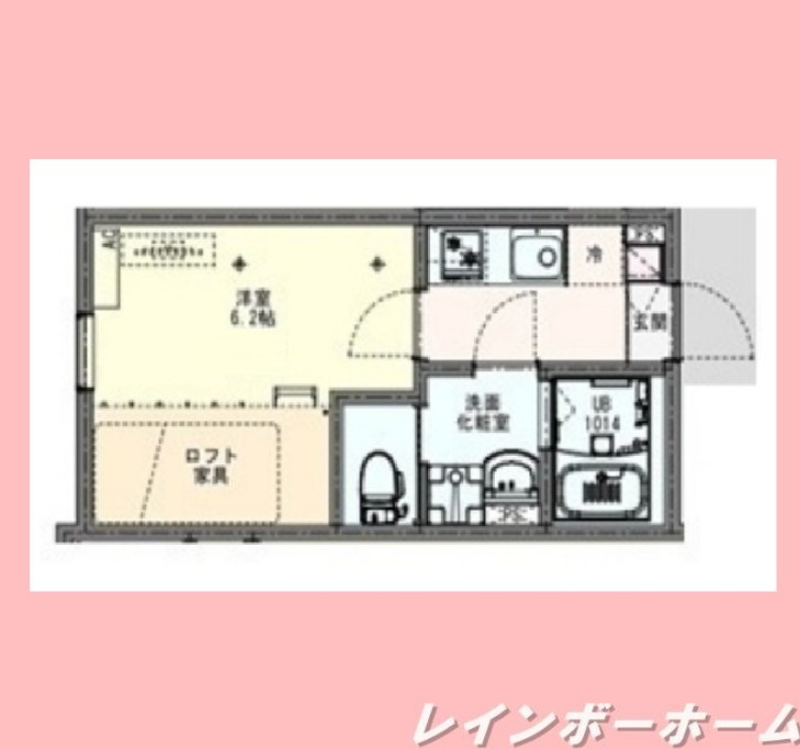 特典：仲介手数料が無料です!!の間取り