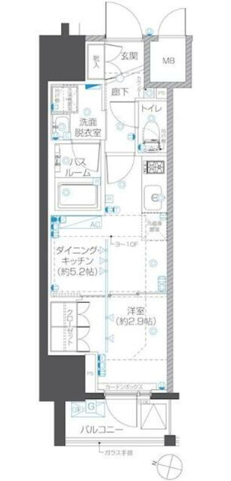 ＺＯＯＭ本郷の間取り