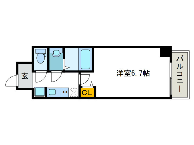 グランパシフィック弁天町の間取り