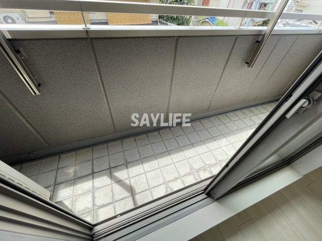 ベルハイム森河内のバルコニー