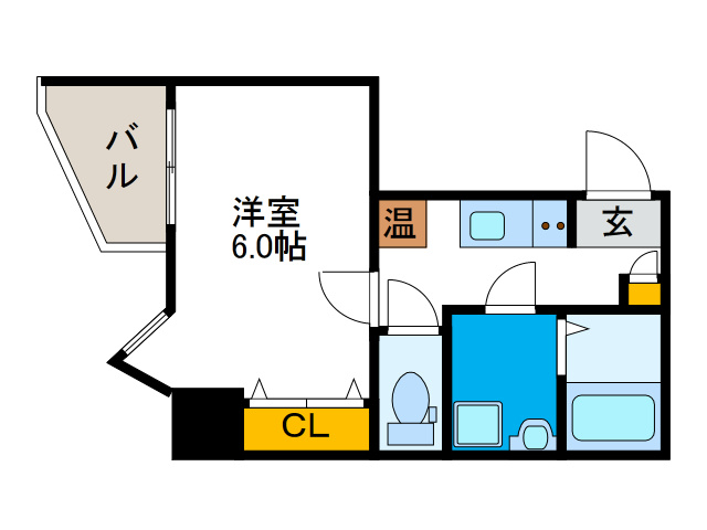 Blue西長堀の間取り