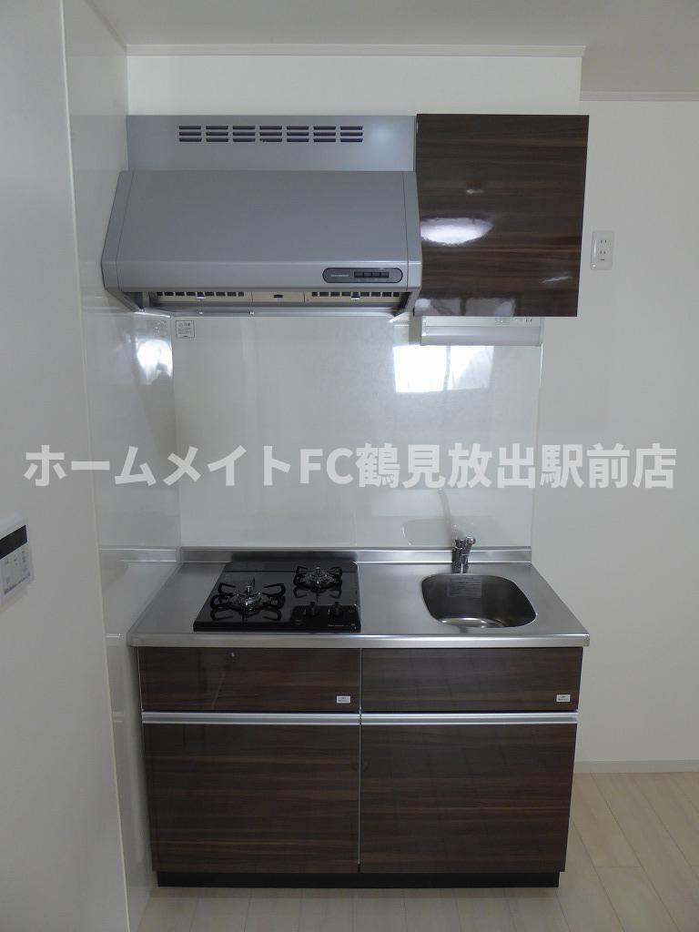 大阪市城東区諏訪１丁目のアパートのキッチン