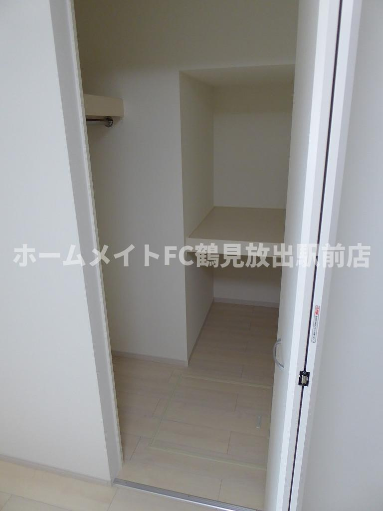 大阪市城東区諏訪１丁目のアパートの収納