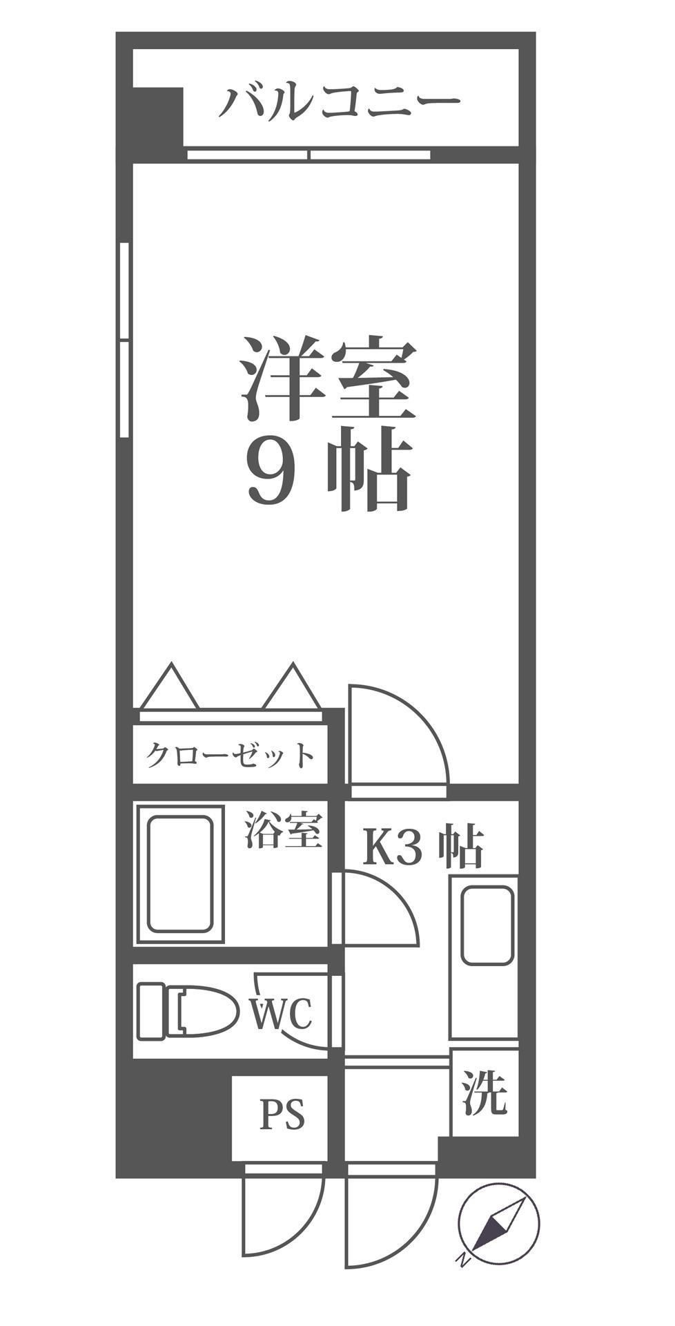 デ・ジュール箱崎の間取り