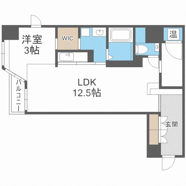 アーバンフラッツ瓦町の間取り