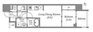 ArtizA瓦屋町Ⅰの間取り