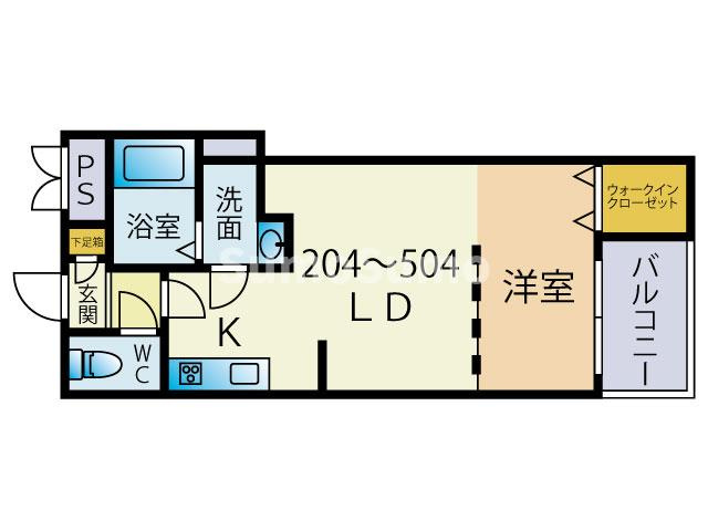 GRANPASEO大濠の間取り