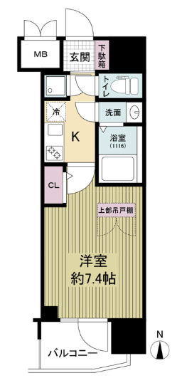 セレニテ本町東リアンの間取り