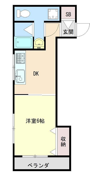 東梅田レジデンス小島 の間取り
