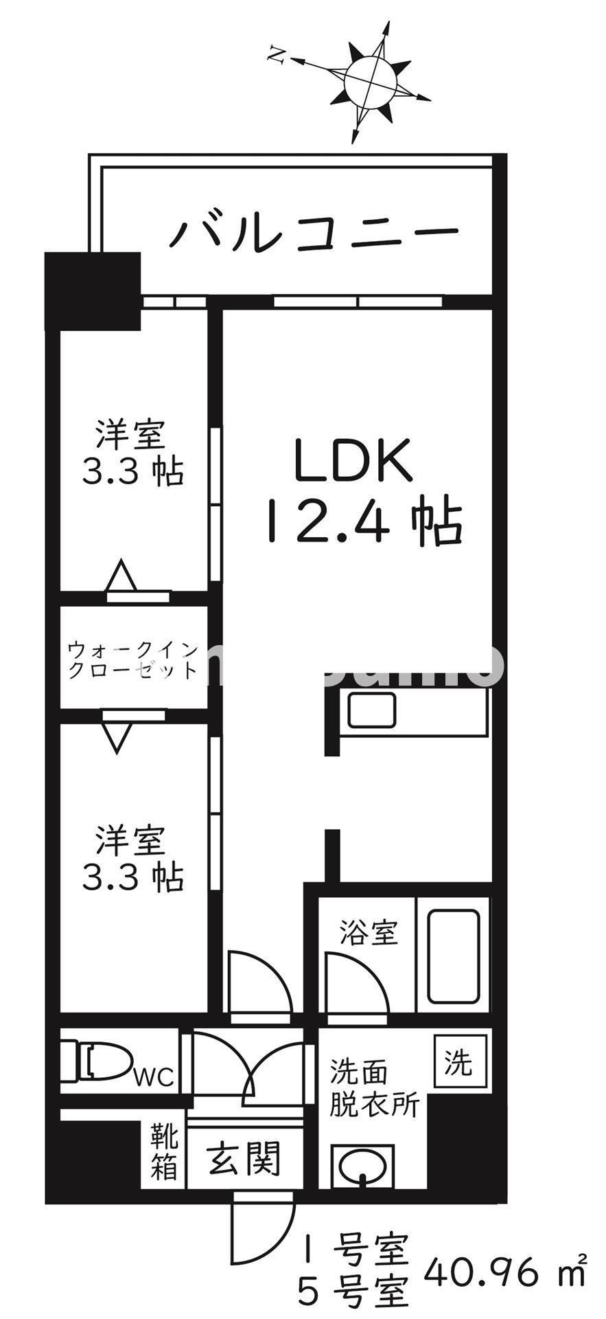 MODERN PALAZZO大名の間取り