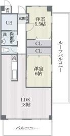 エルスタンザ別府の間取り