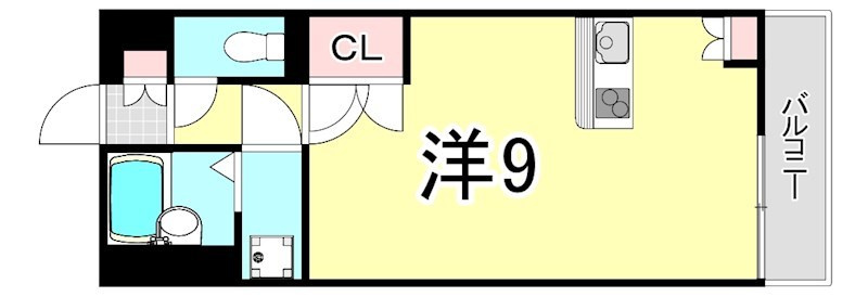 レオネクストコントワール御影弓場の間取り