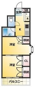 バースの間取り|間取りです。