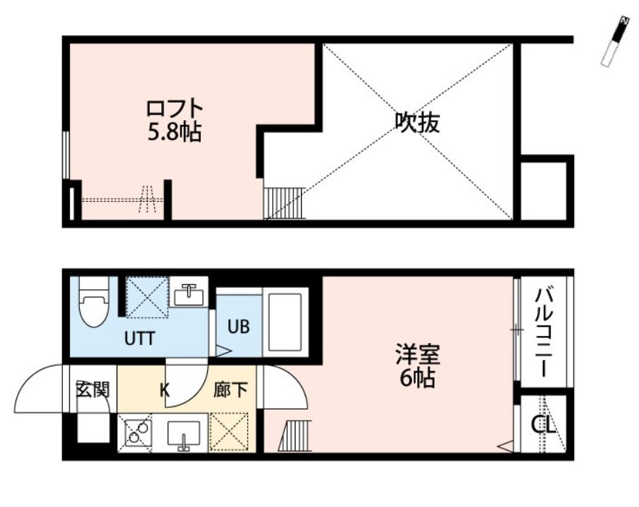 エスペランサ　AK　豊四季の間取り